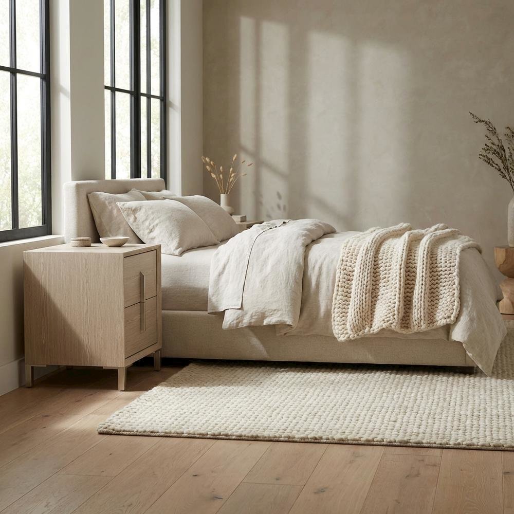 Lotus Bay Small Nightstand - Sand