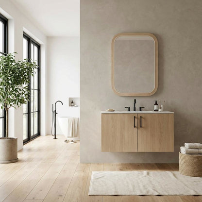 West Kensington Vanity Mirror - Sea Salt Caramel