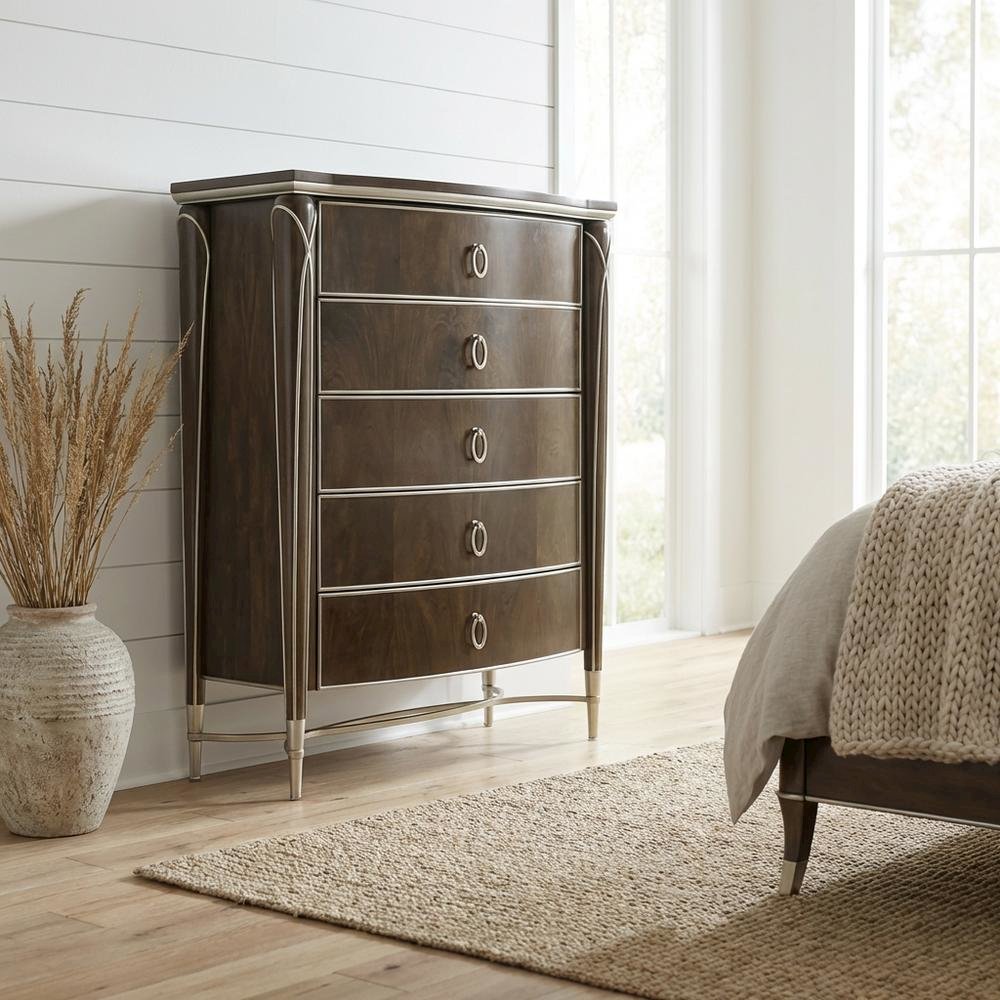 Villa Cherie Highboy Chest - Hazelnut