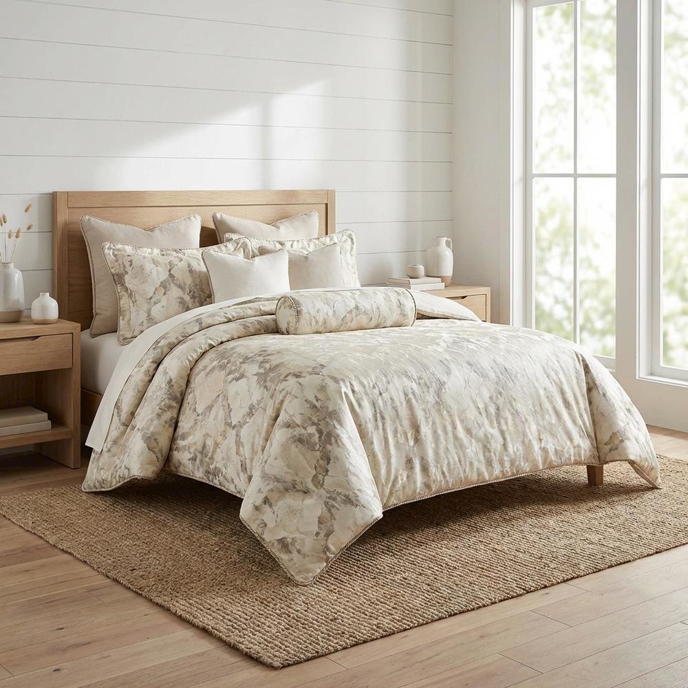 Glennridge 10-Piece King Comforter Set - Frost