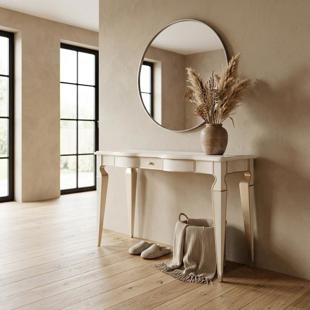 La Marisia Console Table - Creamy Pearl