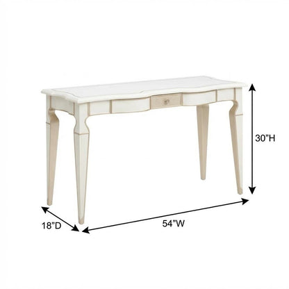 La Marisia Console Table - Creamy Pearl