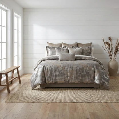 Aubrey 10-Piece King Comforter Set - Patina
