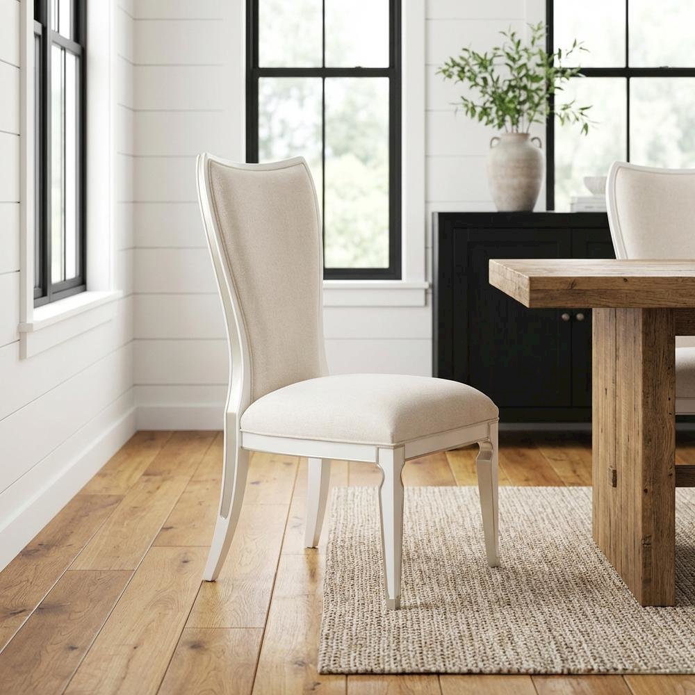 La Marisia Dining Side Chair, Set of 2 - Tranquil/Creamy Pearl