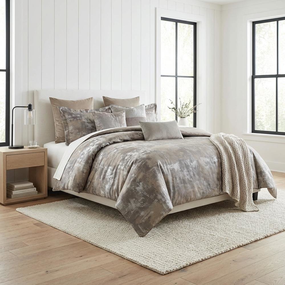 Aubrey 10-Piece King Comforter Set - Patina