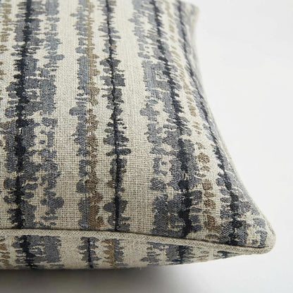 Explorer Antigua 21" Square Pillow, Set of 2 - Coal Gray