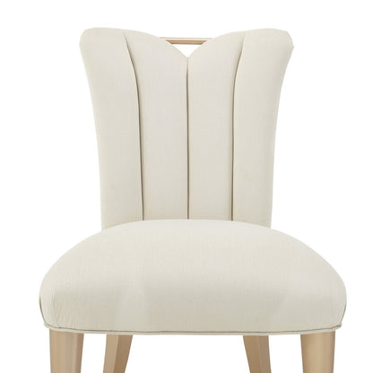 La Rachelle Dining Side Chair - Icicle/Champagne Set of 2