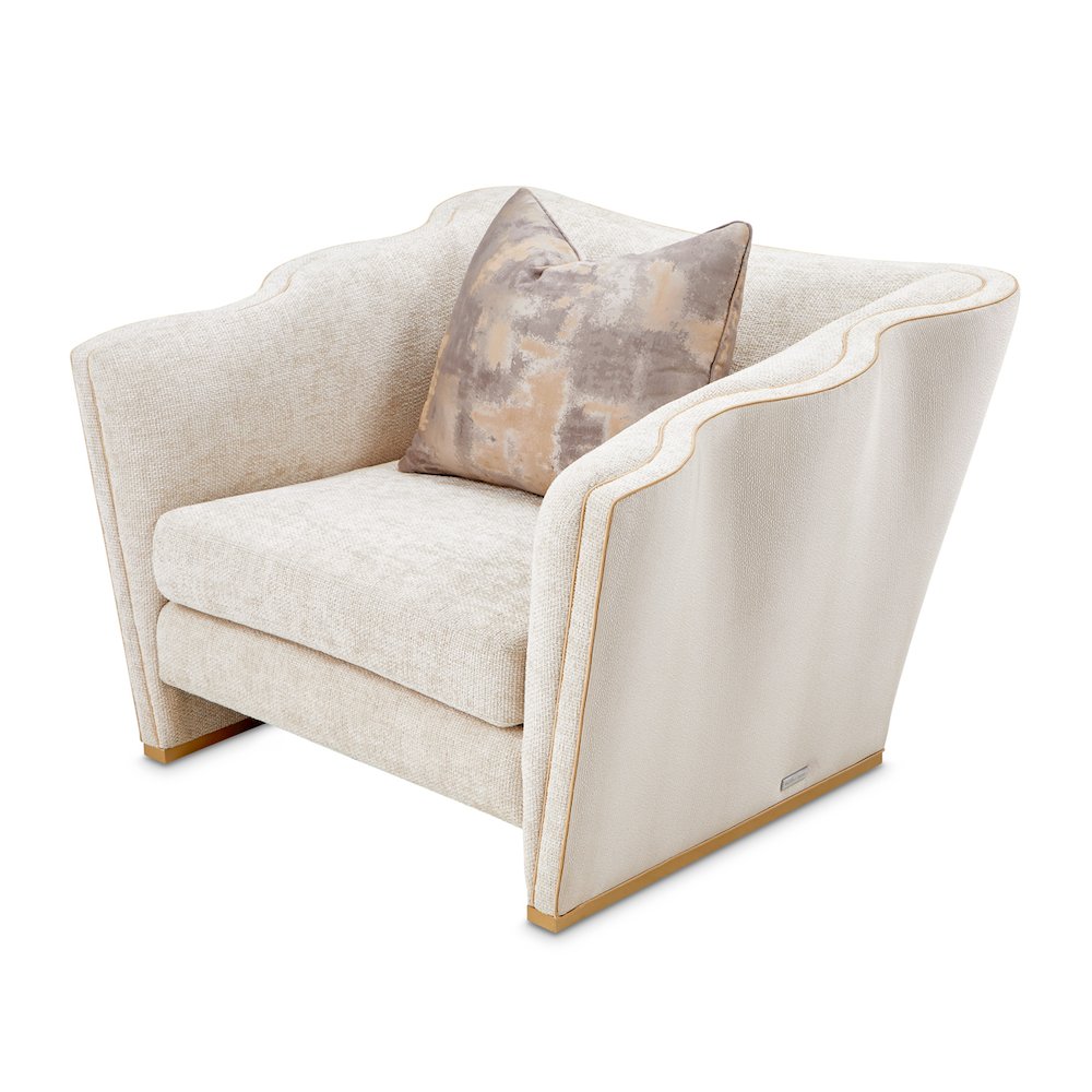 La Terrazza Matching Chair - Cappuccino/Light Champagne
