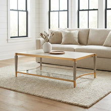 St. Charles Rectangular Cocktail Table - Dove Gray