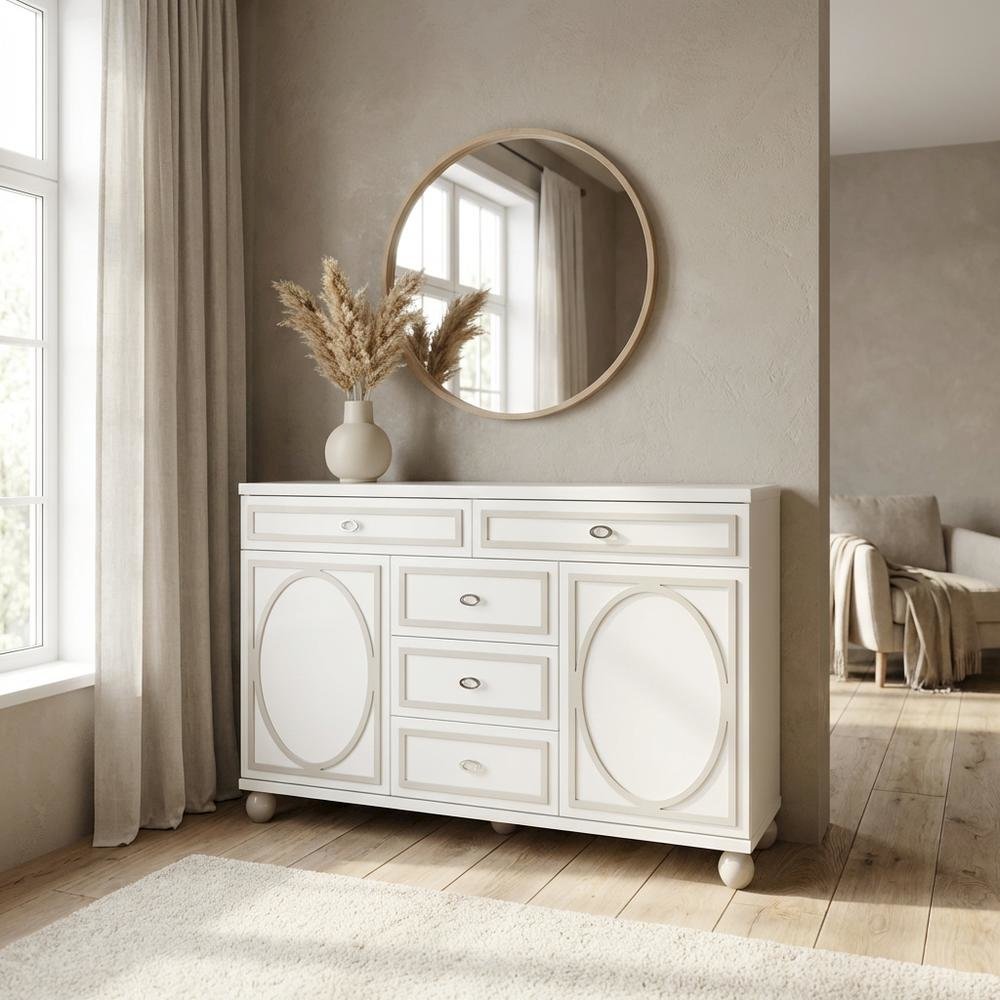 Sky Tower Dresser - Cloud White