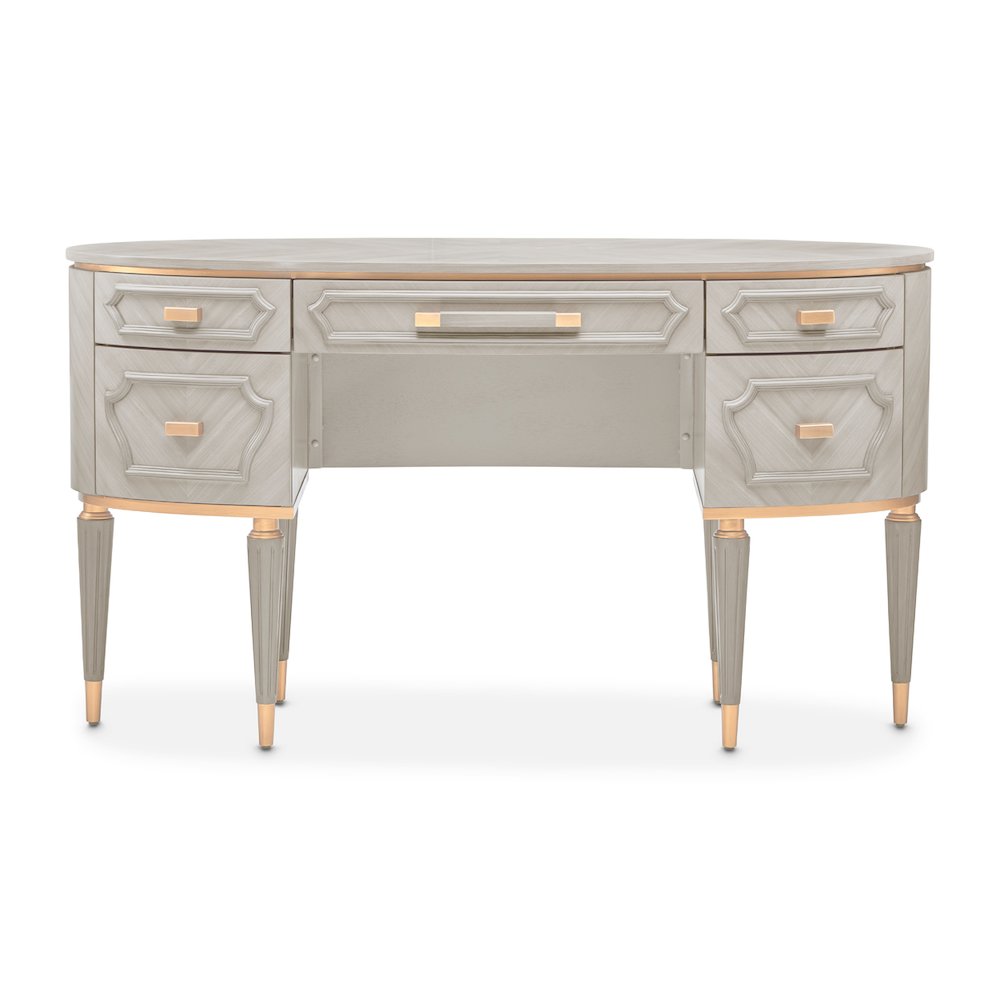 St. Charles Vanity Desk - Dove Gray