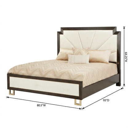 Belmont Place Cal. King Upholstered Bed - Espresso