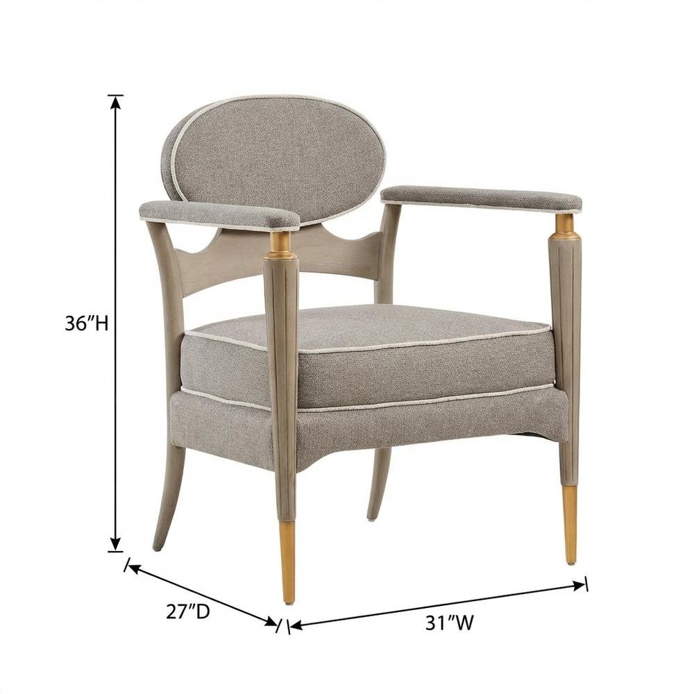 St. Charles Accent Chair - Dove Gray