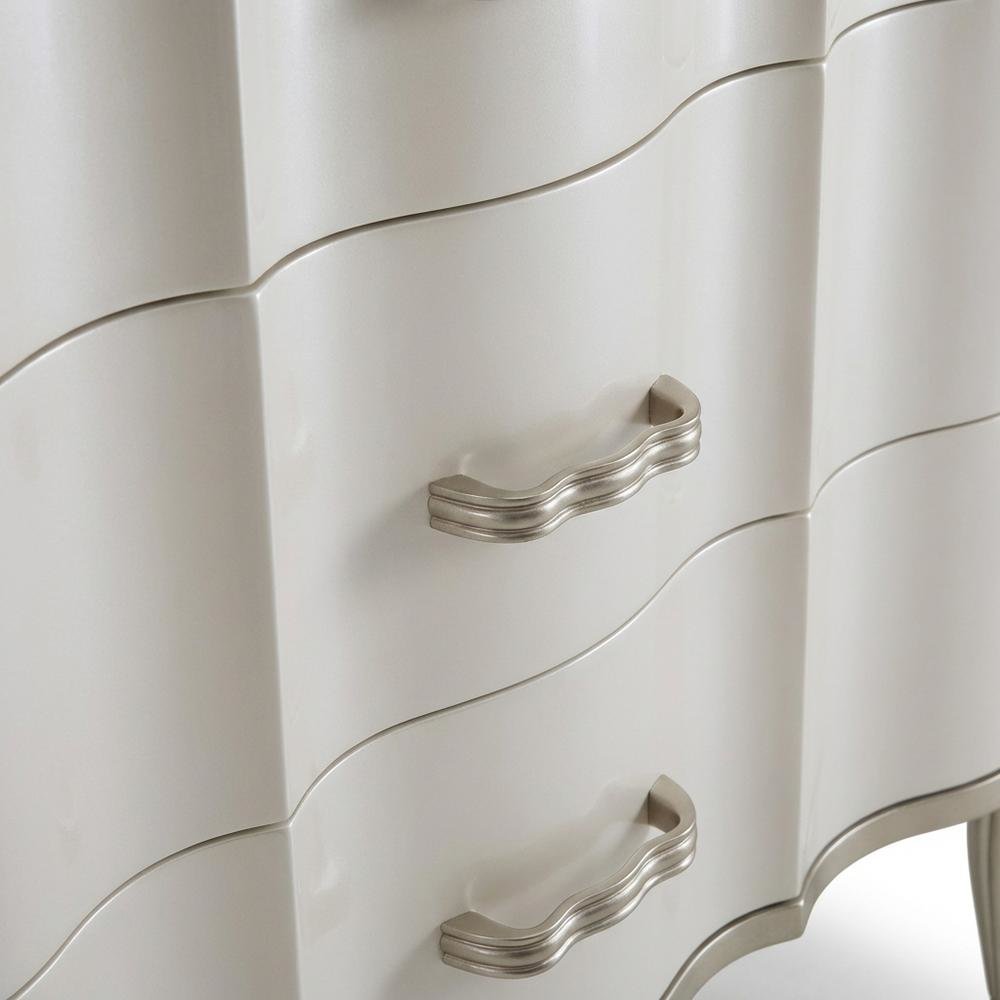 London Place Nightstand - Creamy Pearl