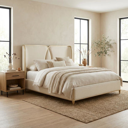 Scotts Square Cal. King Bed - Light Champagne