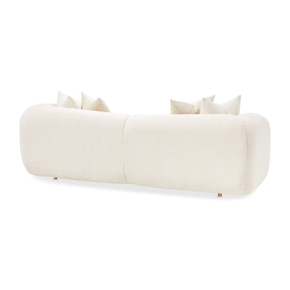 Sassani Sofa - Crepe/Gold