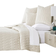 Niagara 4-Piece King Quilt Set - Sand