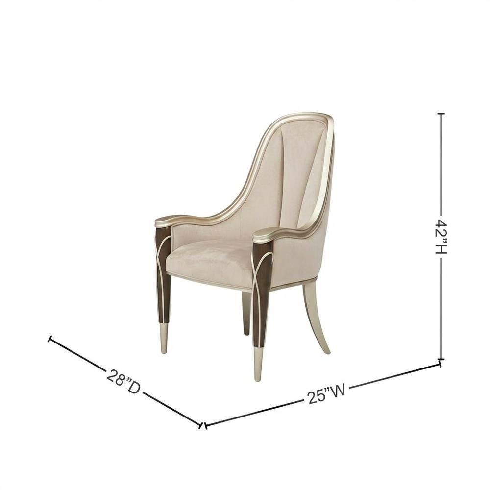 Villa Cherie Dining Arm Chair - Hazelnut Qty 1