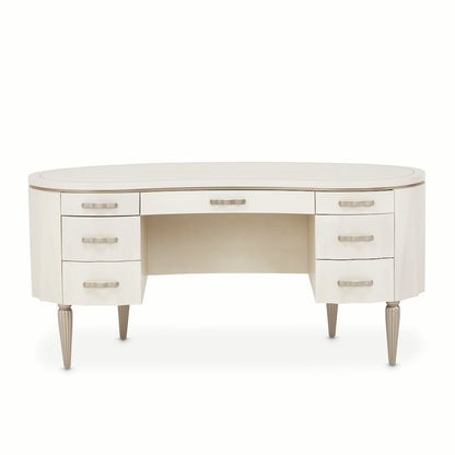 London Place Desk - Creamy Pearl