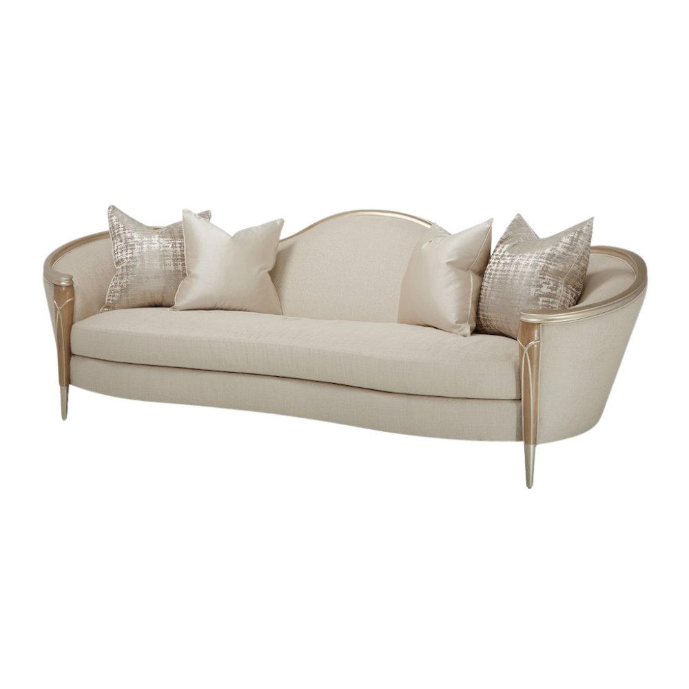 Velvet Sofa for Living Room – Elegant 3 Seater Couch, 100 Inch Design