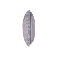 Hopps 20" Faux-Fur Throw Pillow, Set of 2 - Platinum