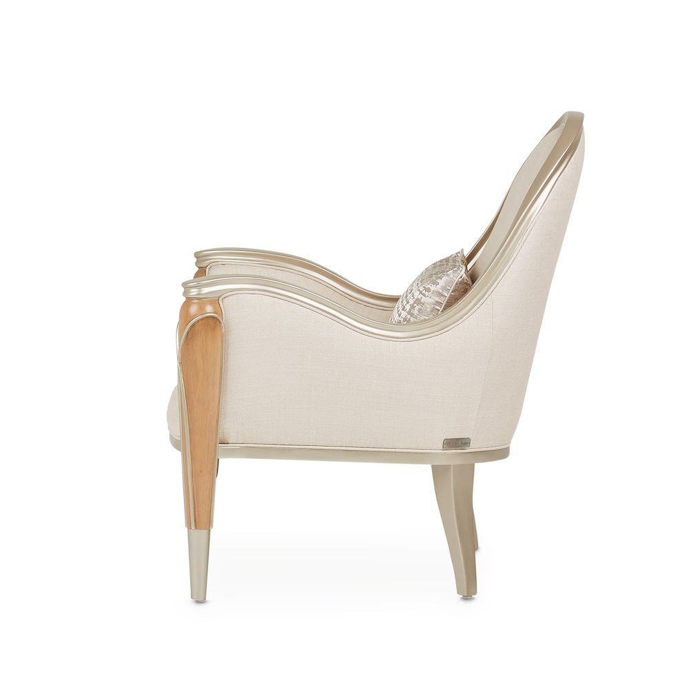 Villa Cherie Accent Chair - Pearl/Caramel