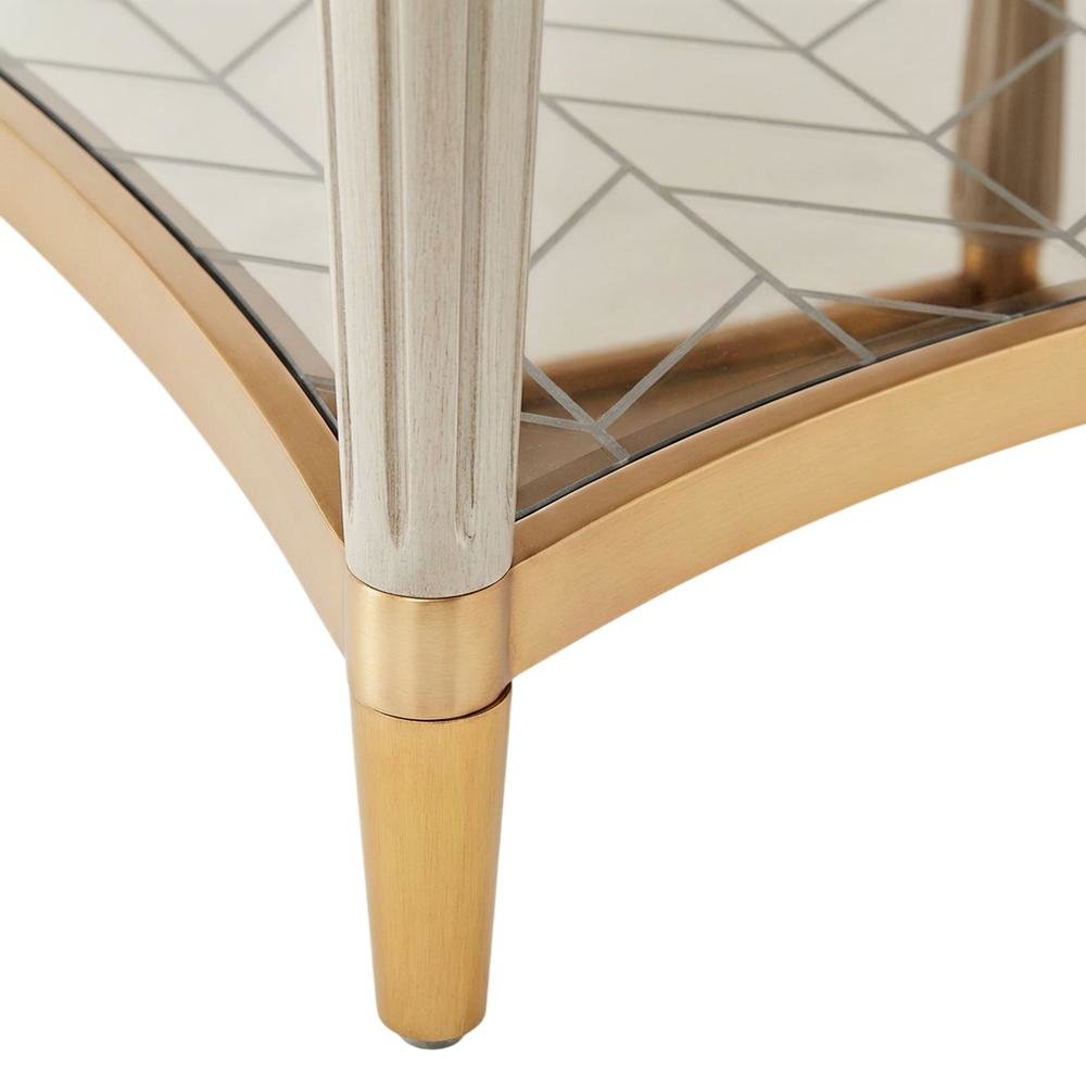 St. Charles Rectangular Cocktail Table - Dove Gray