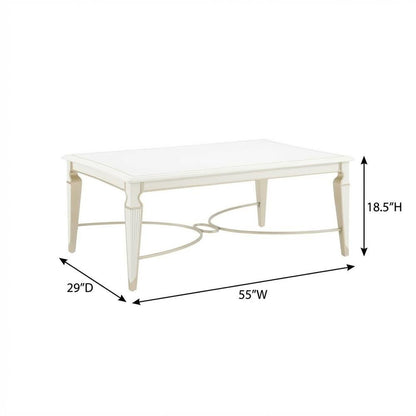 La Marisia Cocktail Table - Creamy Pearl