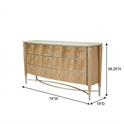 Villa Cherie Dresser - Caramel