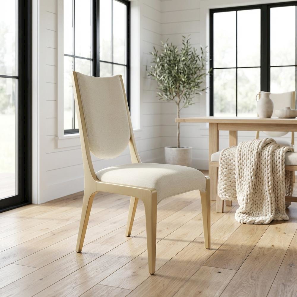 Scotts Square Dining Side Chair, Set of 2 - Light Champagne