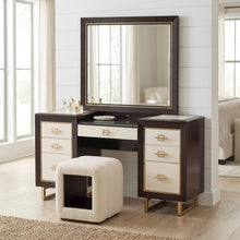 Belmont Place Vanity with Mirror & Bench - Espresso