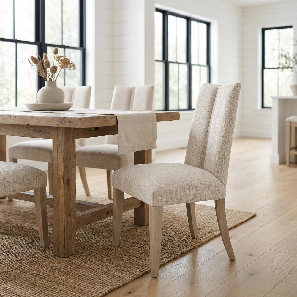 Lotus Bay Dining Side Chair, Set of 2 - Tusk/Sand