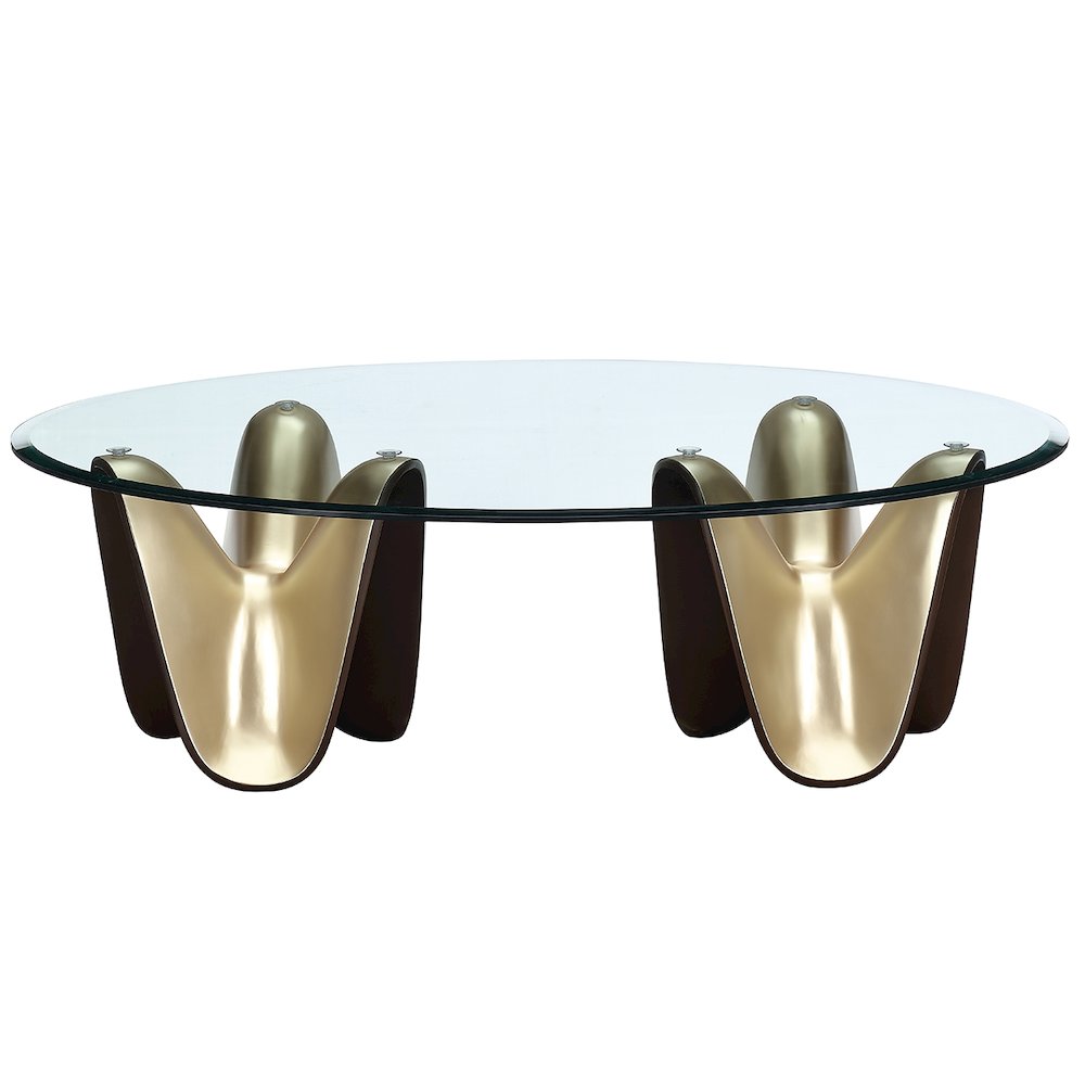 Houston Cocktail Table - Brushed Gold