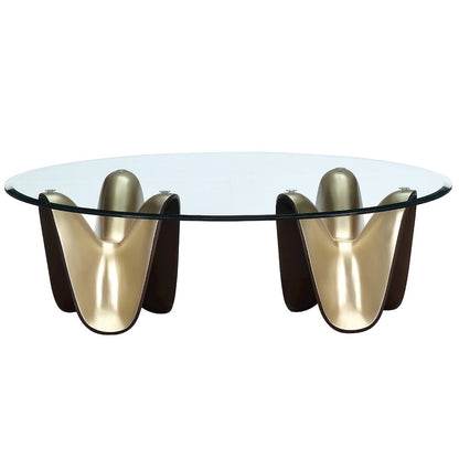 Houston Cocktail Table - Brushed Gold