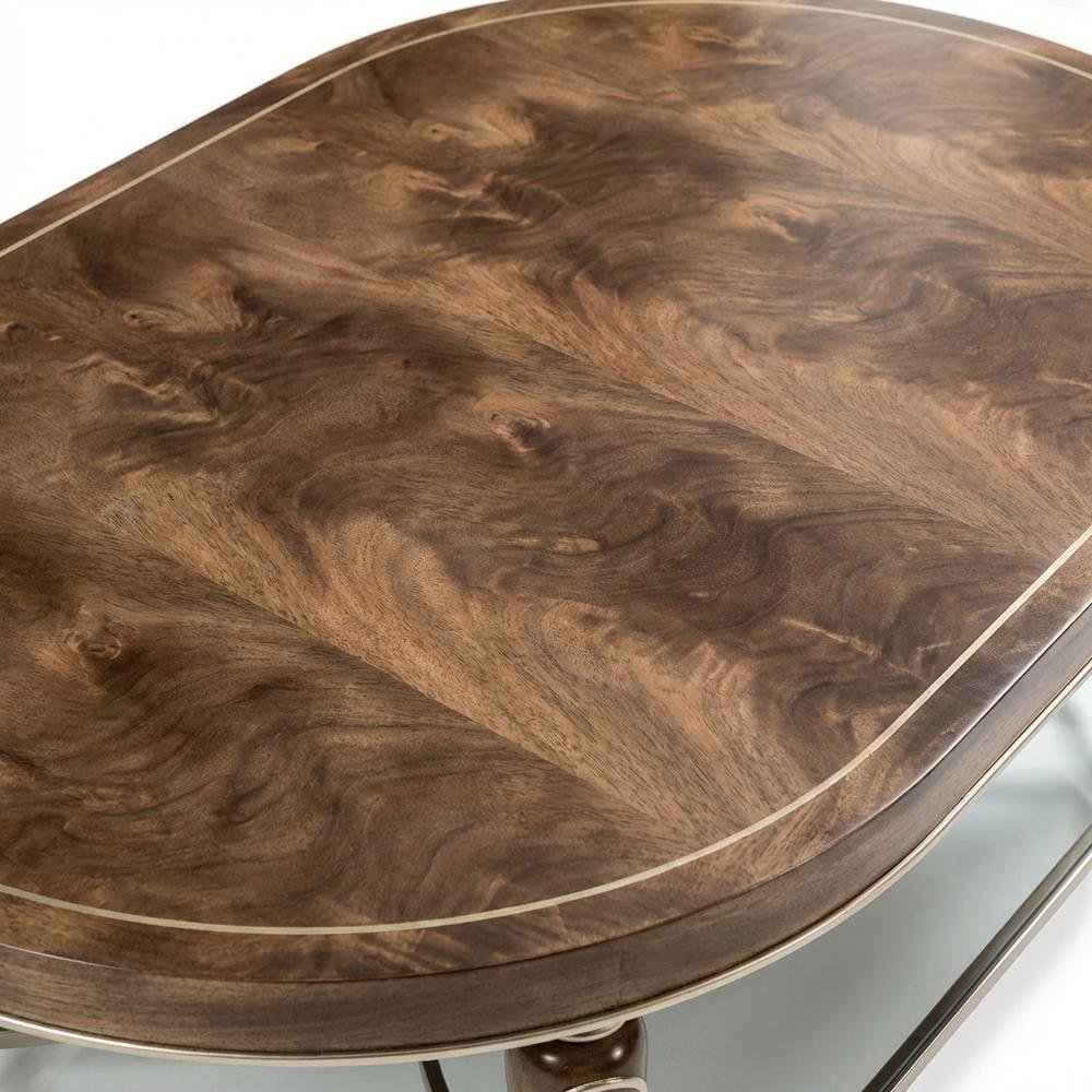 Villa Cherie Oval Cocktail Table - Hazelnut