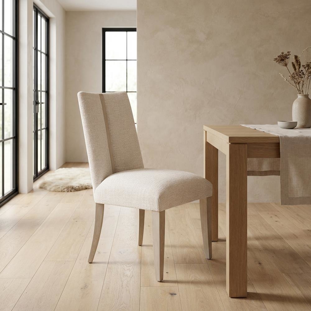 Lotus Bay Dining Side Chair, Set of 2 - Tusk/Sand