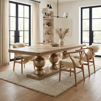 West Kensington Rectangular Dining Table - Sea Salt Caramel