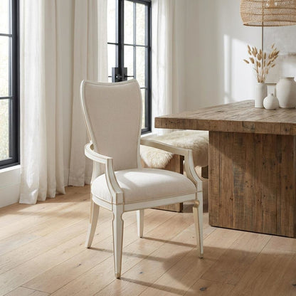 La Marisia Dining Arm Chair, Set of 2 - Tranquil/Creamy Pearl