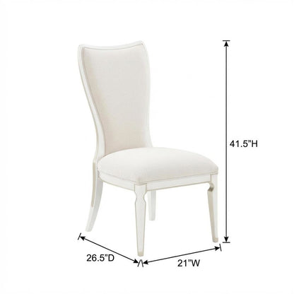 La Marisia Dining Side Chair, Set of 2 - Tranquil/Creamy Pearl