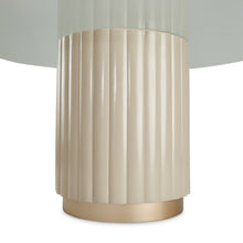Malibu Crest Round Dining Table - Chardonnay