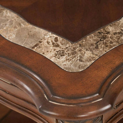 Villa Valencia End Table - Classic Chestnut
