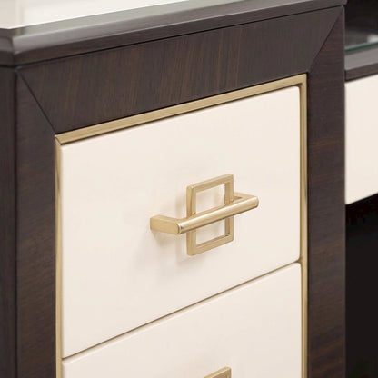 Belmont Place Vanity with Mirror & Bench - Espresso