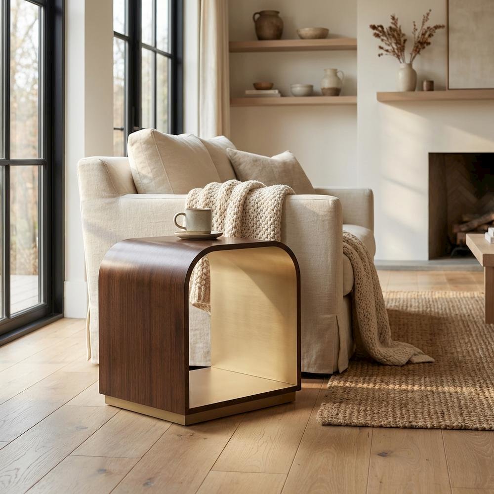 Houston End Table - Walnut