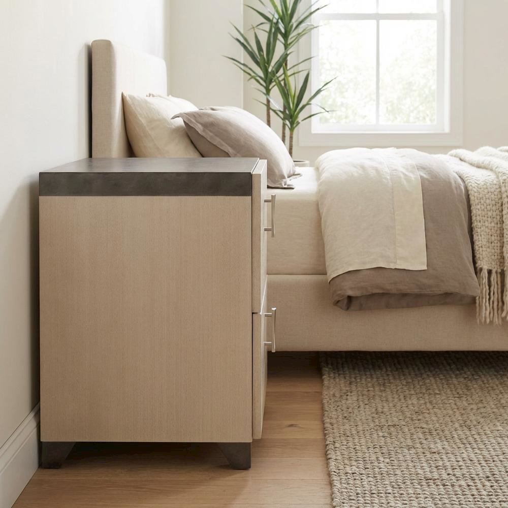 Fantosini Nightstand - Silver Mist