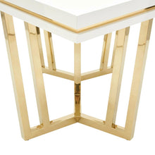 Palm Gate Rectangular Dining Table - Cloud White