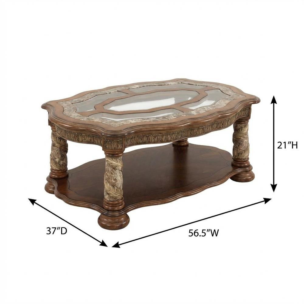 Villa Valencia Cocktail Table - Classic Chestnut