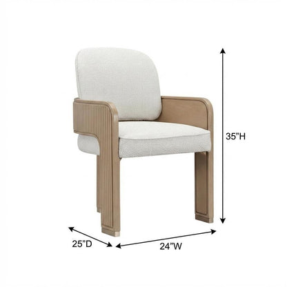 West Kensington Dining Arm Chair - Buff/Sea Salt Caramel
