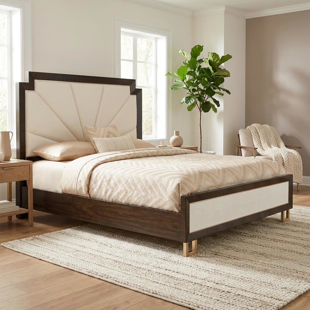 Belmont Place East King Upholstered Bed - Espresso