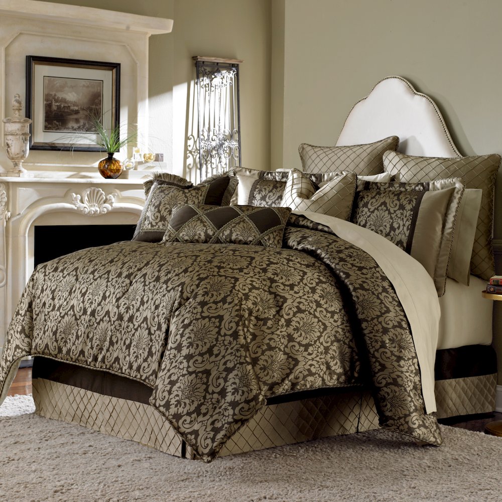 Imperial 9-Piece Queen Comforter Set - Bronze