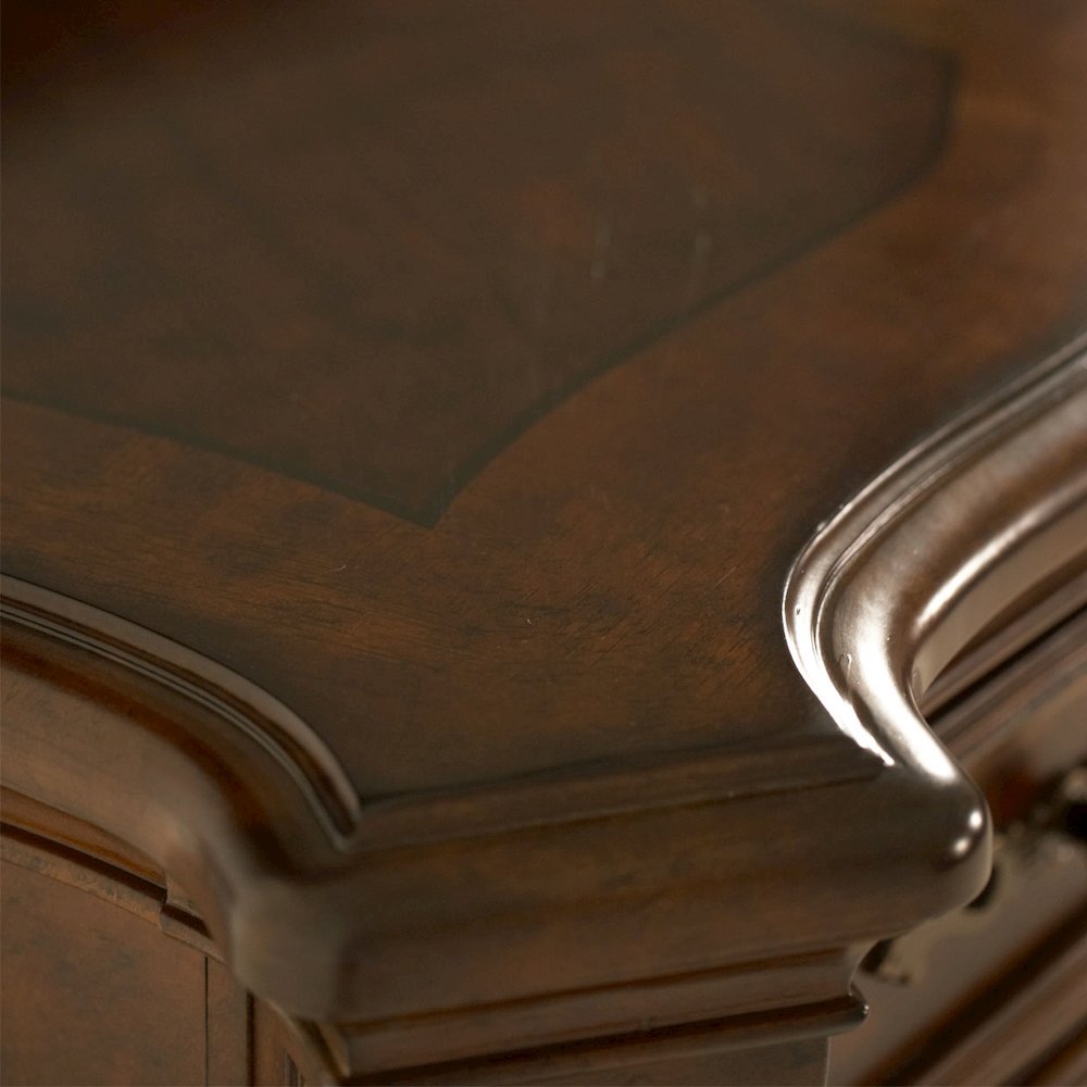 Windsor Court Dresser with Mirror - Vintage Fruitwood
